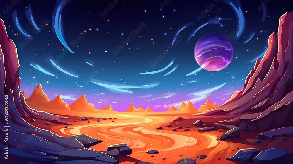 Background neutron stars and pulsars. The captivating allure of neutron stars and pulsars in an illustration featuring abstract backgrounds and an engaging banner. Generative AI.