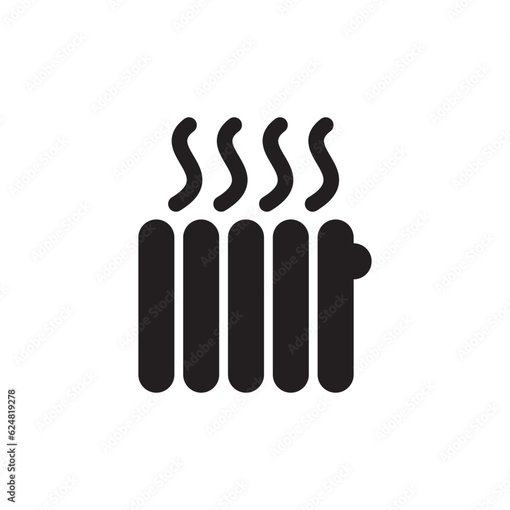 Radiator icon vector symbol illustration Radiator icon vector symbol illustration
