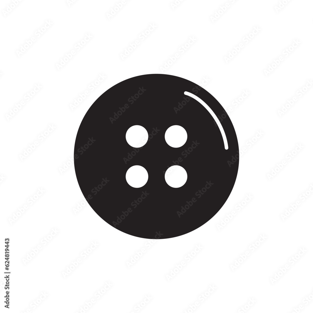 clothing button icon vector illustration symbol clothing button icon vector illustration symbol