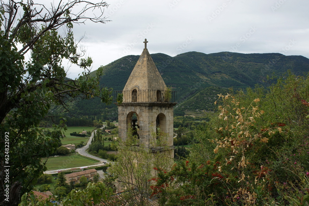 Obraz premium Montbrun-les-Bains, Nyons, Drome, Auvergne-Rhone-Alpes, France