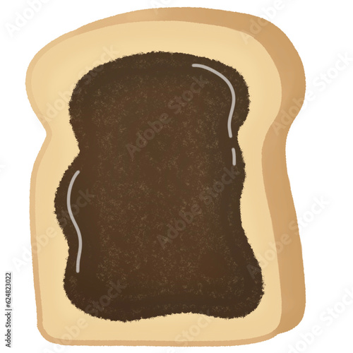 Toast chocolate