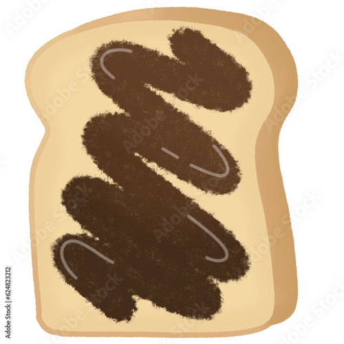 Toast chocolate 