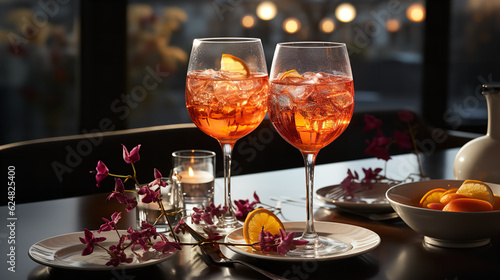 Aperol spritz cocktail