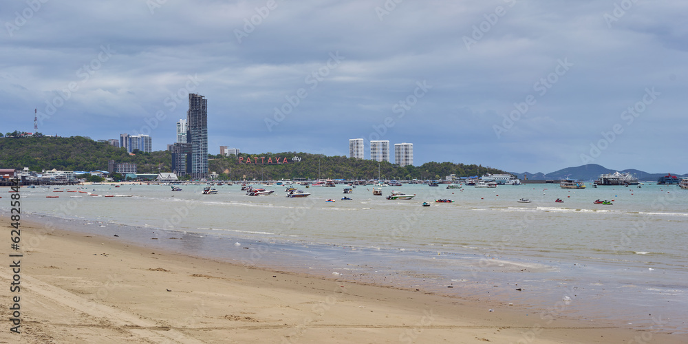 The beach of Pattaya, Thailand