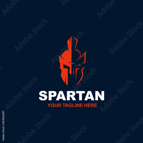 Spartan warrior helmet - sparta mask logo design, suitable for your design need, logo, illustration, animation, etc.