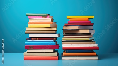 colorful textbooks to commemorate Back to School