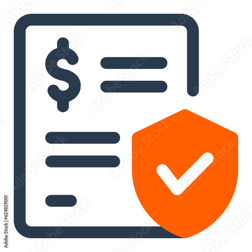 ensuring financial safety and protection icon
