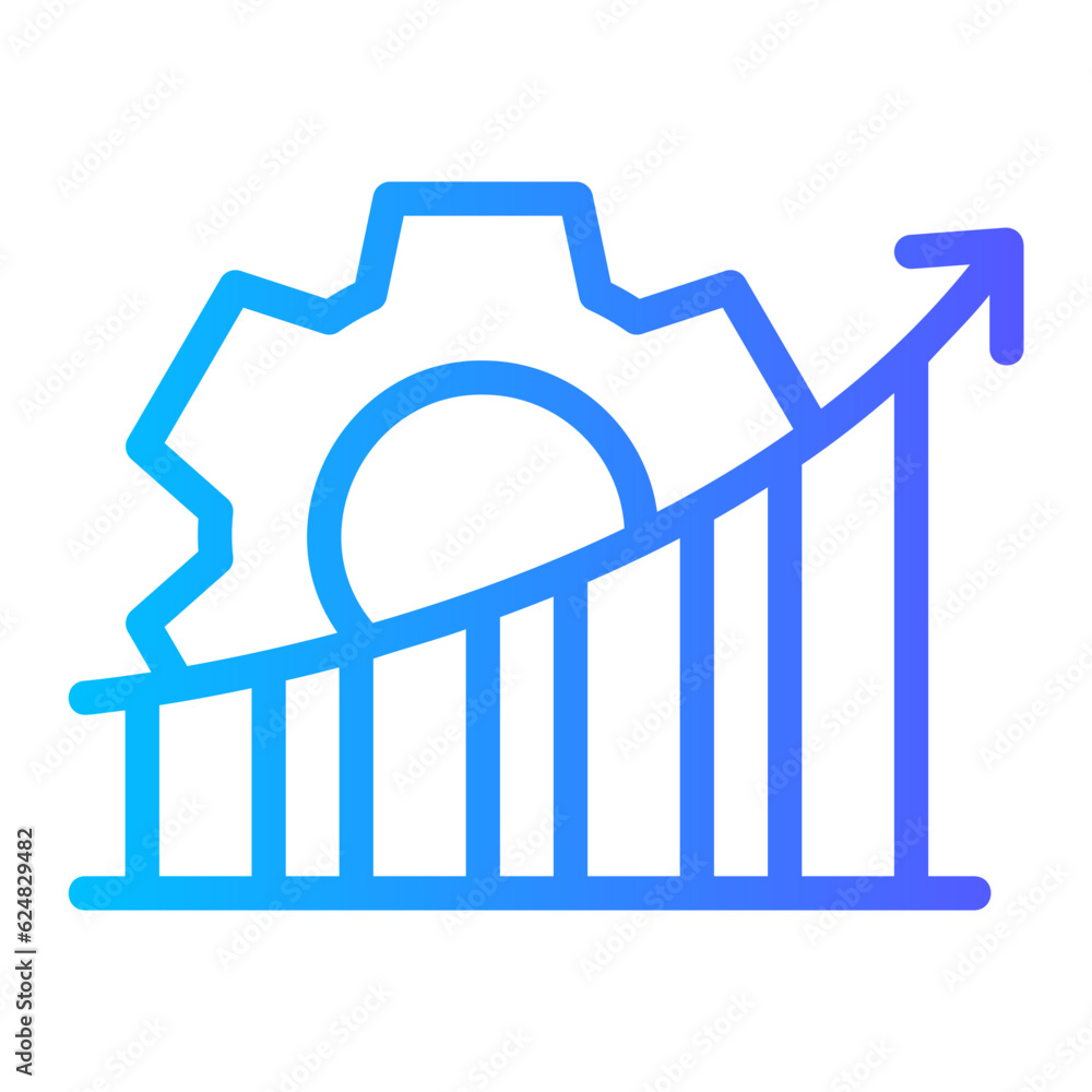 performance gradient icon performance gradient icon