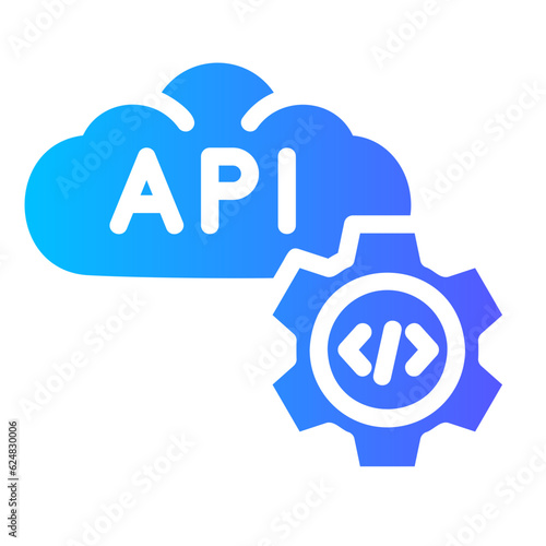 api gradient icon