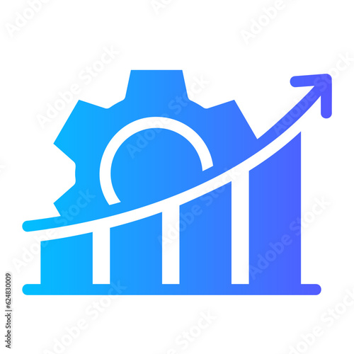 performance gradient icon