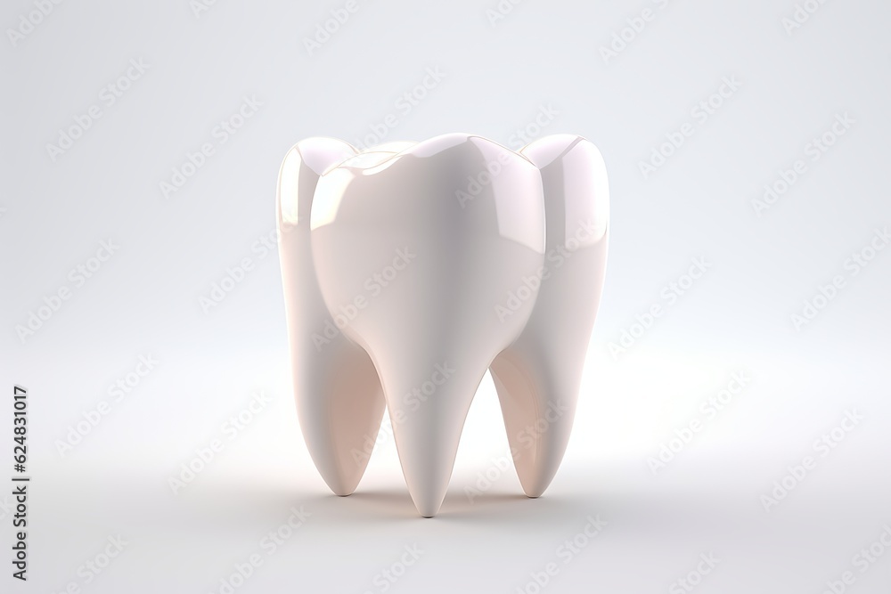 3d Tooth With White Background 3d Tooth With White Background