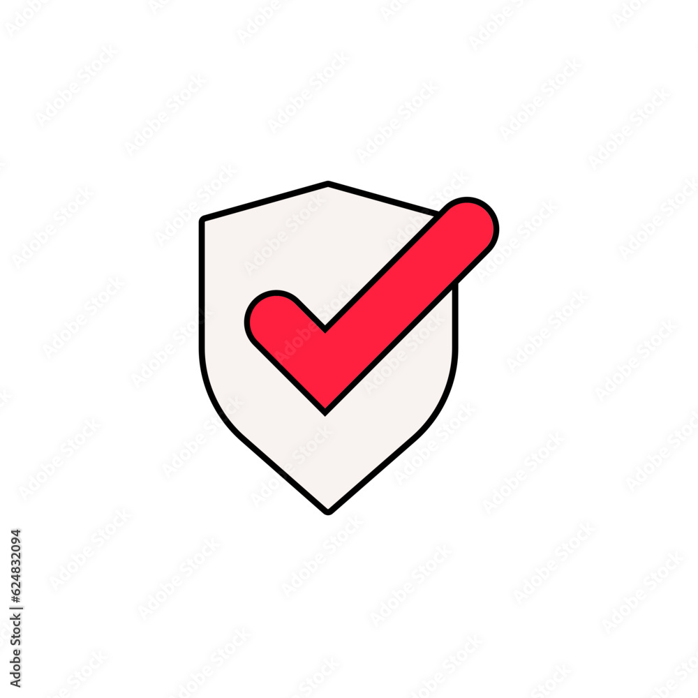 Shield with check mark icon Shield with check mark icon