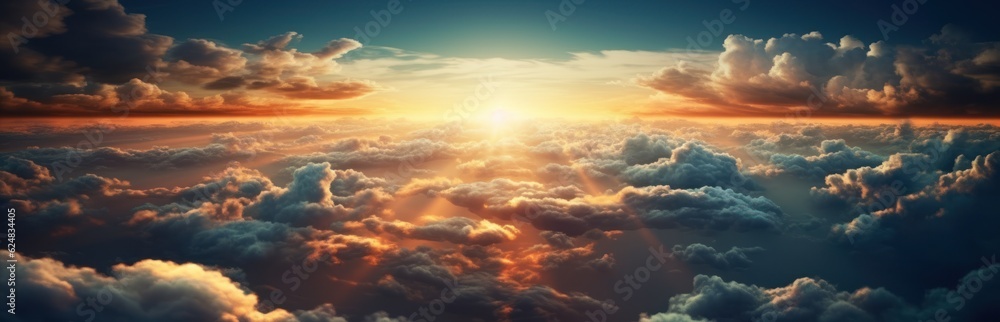 Background of colorful sky concept. Beautiful sunset sky. Nature sky backgrounds. Generative AI Background of colorful sky concept. Beautiful sunset sky. Nature sky backgrounds. Generative AI