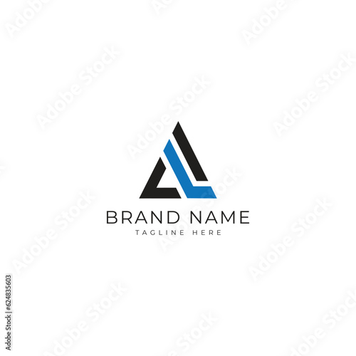 AL Letter Logo design vector