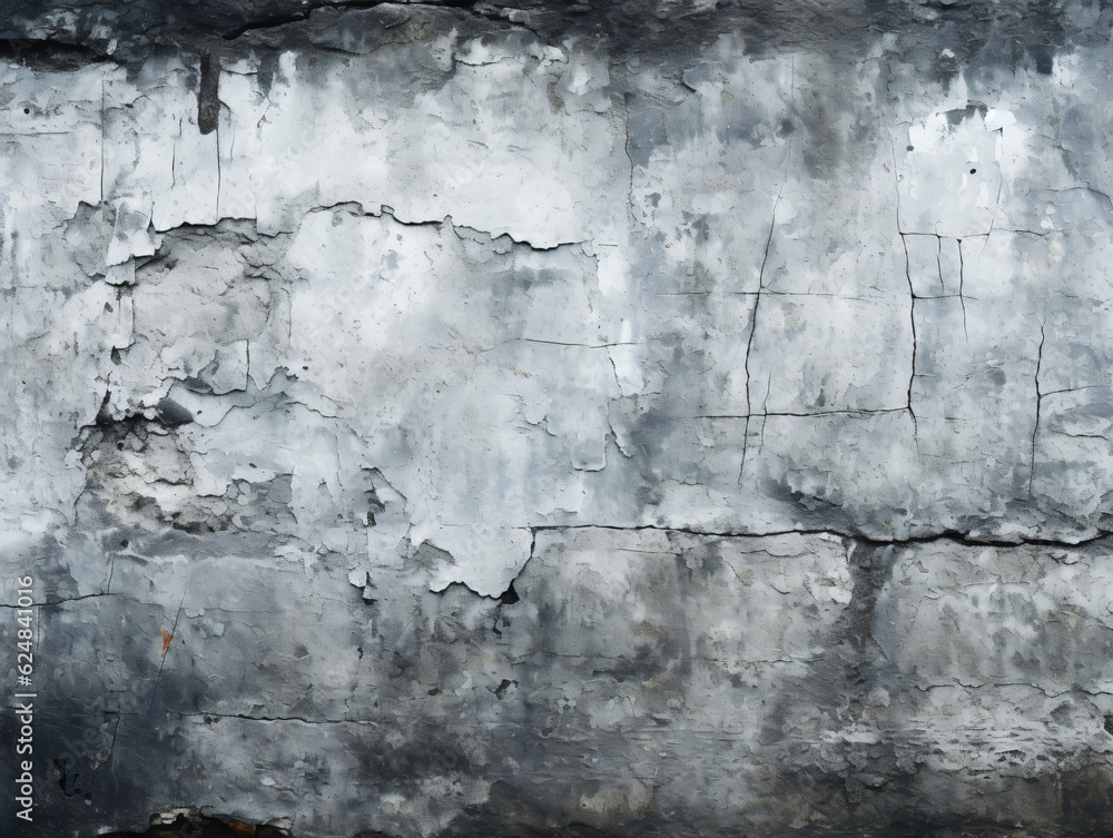 Contemporary Abstract Expression: Gray Textured Art Wall Background with an Intriguing Pattern Generative ai