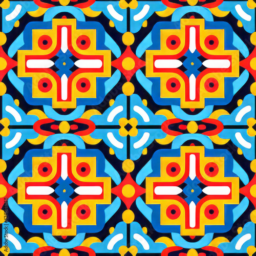 seamless pattern with shapes