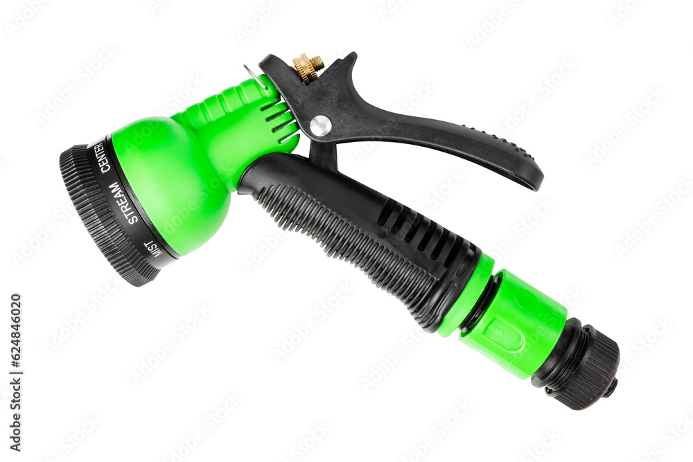 Garden hose nozzle isolated on white background Garden hose nozzle isolated on white background
