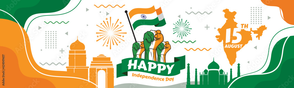 Fototapeta premium India independence day