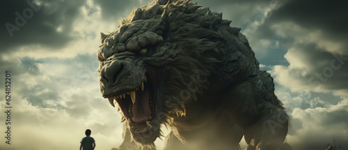 monumental gargantuan creature, fear