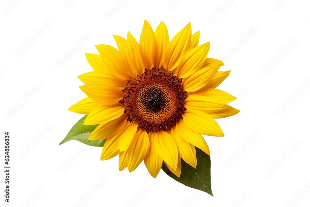 Obraz premium sunflower isolated on white backgorund