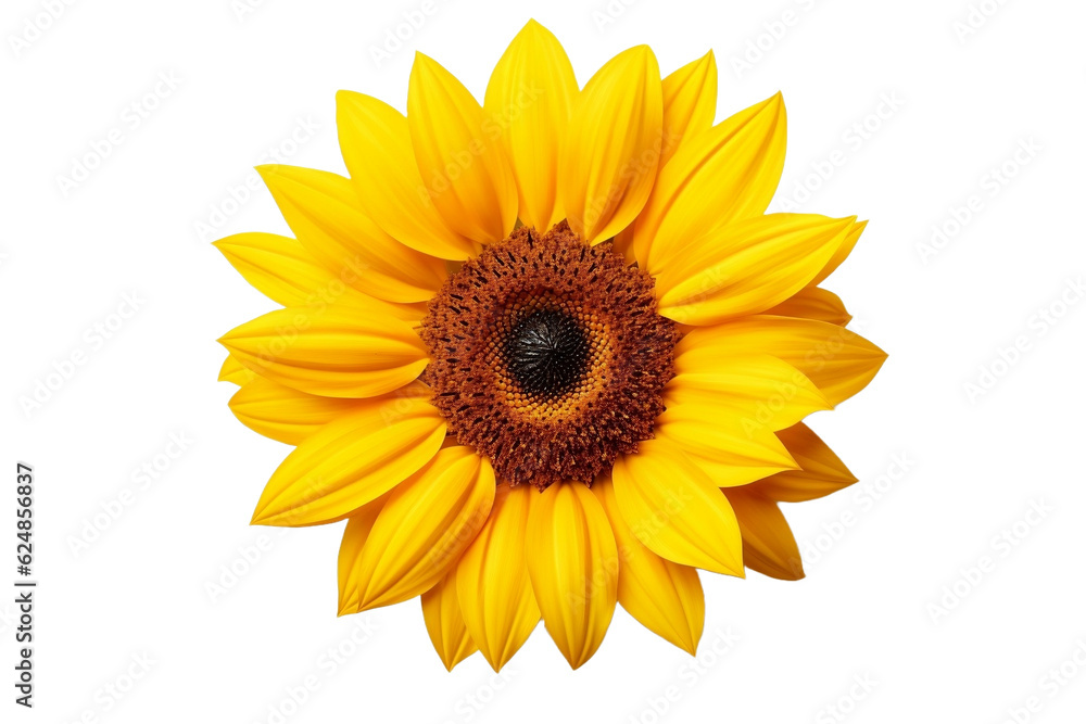 sunflower isolated on white background sunflower isolated on white background