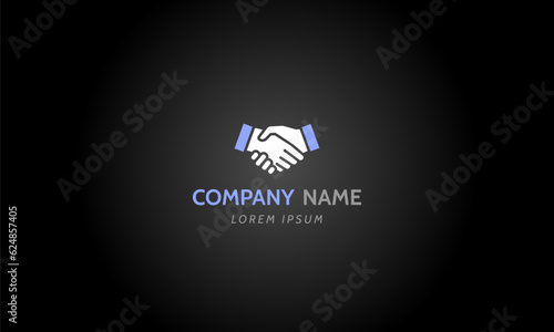 Business partners handshake web icon. Successful deal. Vector isolated vector pictogram