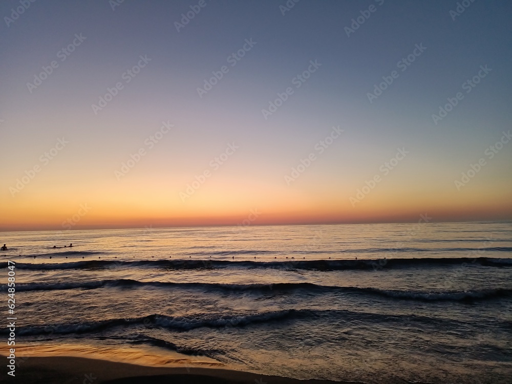 Obraz premium sunset on the beach