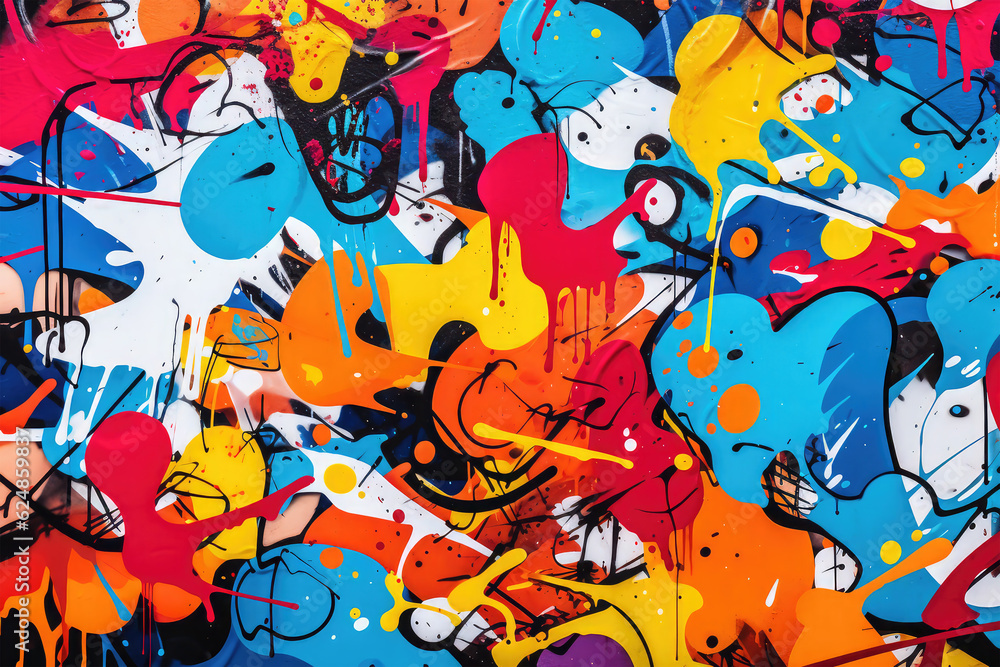 Obraz premium art on wall background