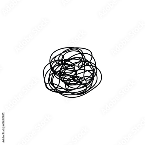 Simple Random Doodle Line Vector Icon