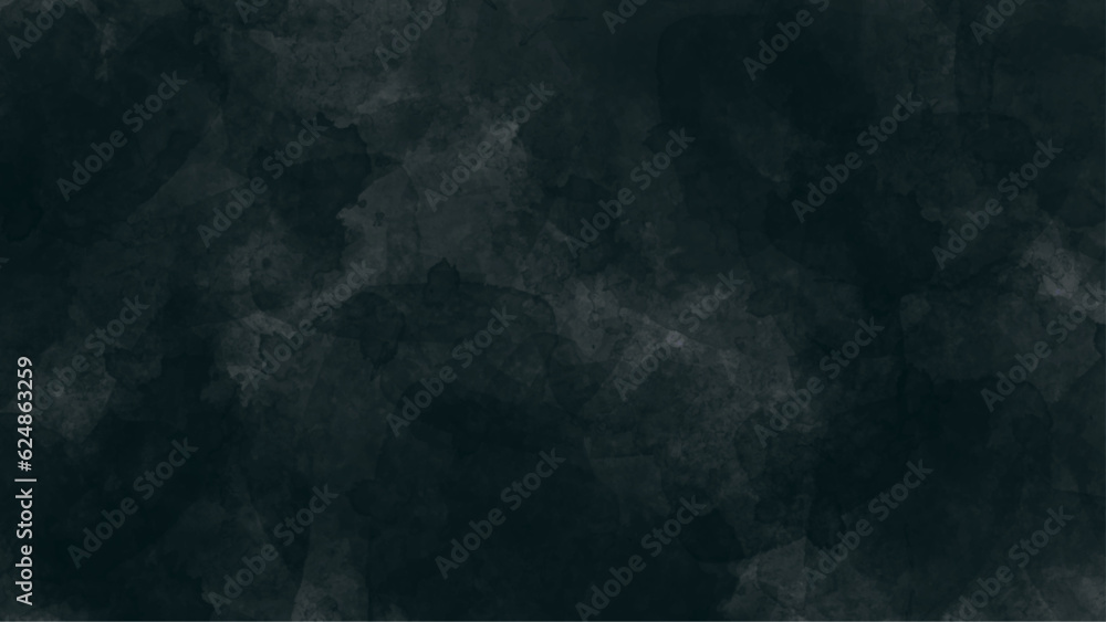 black scratched metal texture. Blank black texture surface background, dark corners. Sheet of black paper texture background