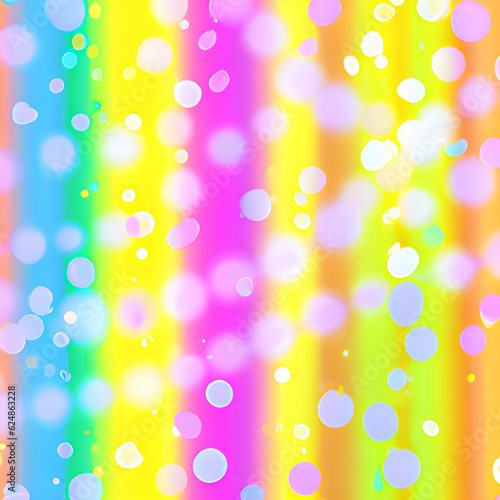 Rainbow glitter color background for Bokeh with soft focus 