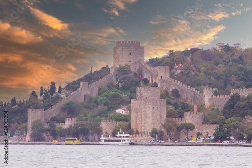 Famous Rumeli Hisari Fortress in Istanbul, Turkey photo