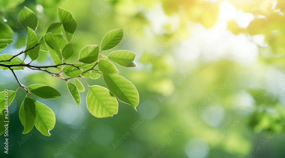 Closeup beautiful view of nature green leaves on blurred greenery tree background Closeup beautiful view of nature green leaves on blurred greenery tree background