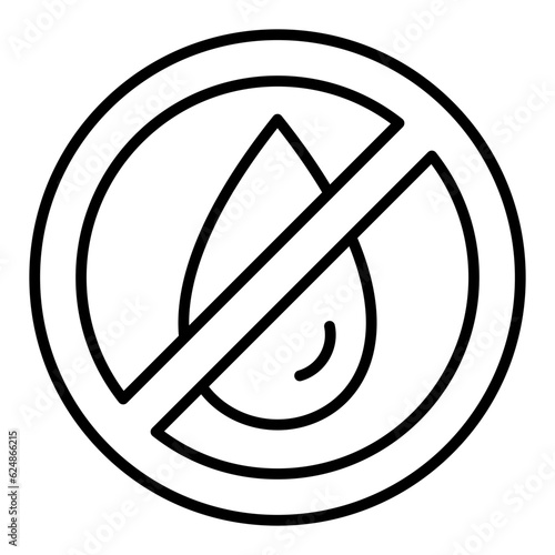 Free Download No Water Icon - GFXLoad