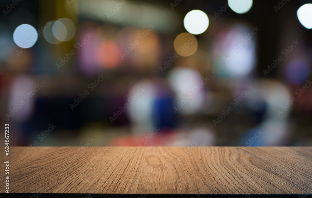 Empty wood table top and blur of out door garden background Empty wooden table space for text marketing promotion. blank wood table copy space for background Empty wood table top and blur of out door garden background Empty wooden table space for text marketing promotion. blank wood table copy space for background