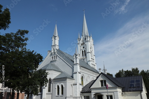 Wallpaper Mural Lutheran Church of Saint John. Protestant church in the city of Grodno, Belarus Torontodigital.ca