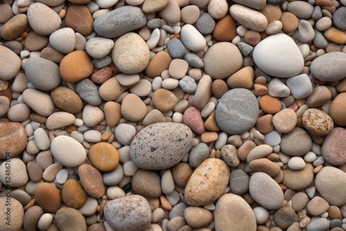 Pebbles background. Generative AI