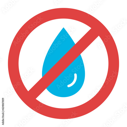 No Water Icon
