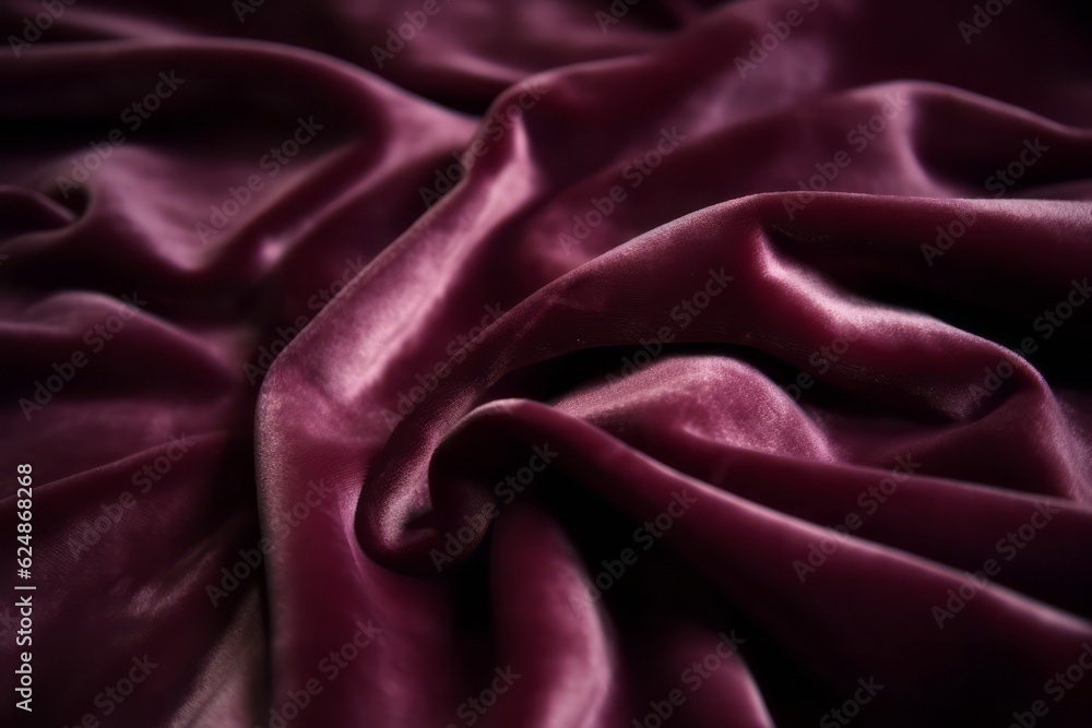 Fototapeta premium Texture background of velours fabric. Generative AI