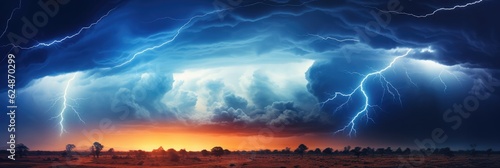 A Large Cloud Filled With Lots Of Lightning. Thunderstorms,Cloud Structures,Lightning Physics,Weather Forecasting,Safety Precautions,Climate Change. Generative AI