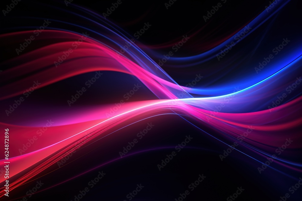 Abstract Wallpaper, Colorful Shape on a Black Background. Abstract Wallpaper, Colorful Shape on a Black Background.