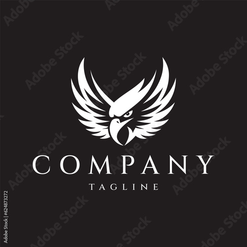 Eagle logo design vector illustration