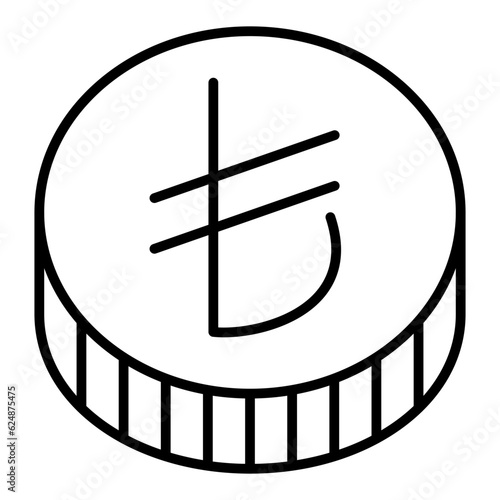 Turkish Lira Icon