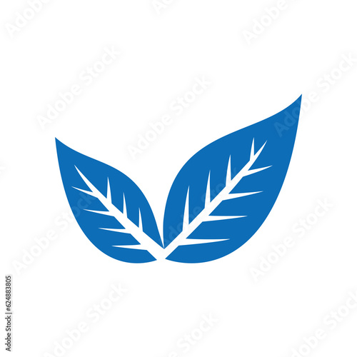 Eco Solutions Flat Blue Icon Isolate On White Background Vector Illustration | Seo Icons