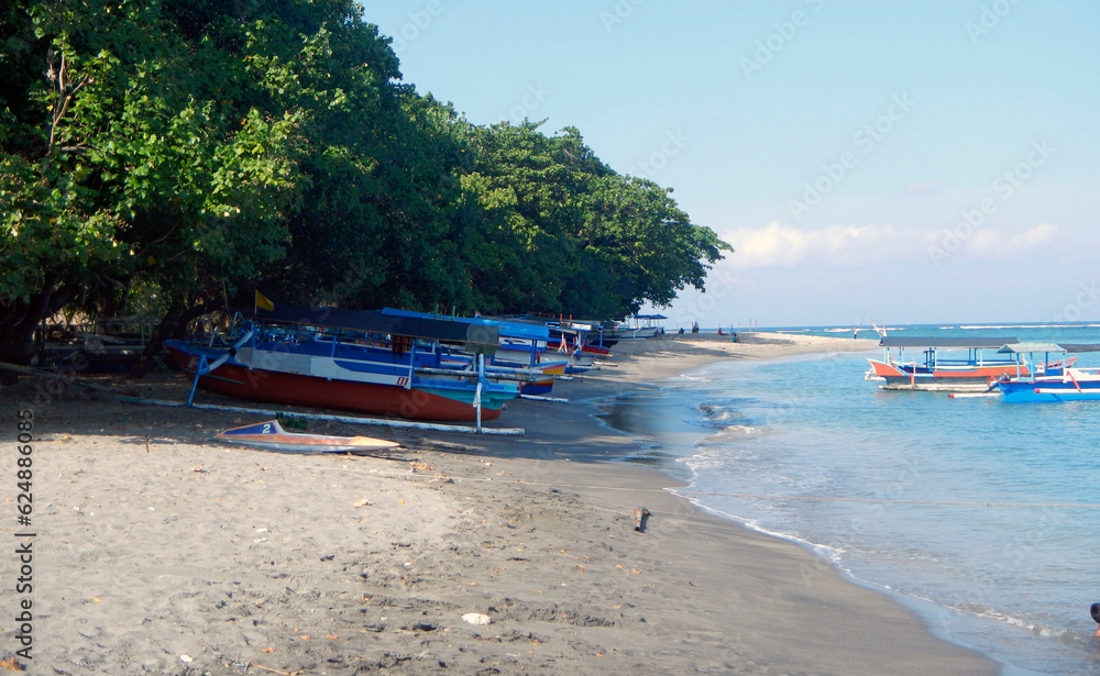 Gilis Islands beach,West Nusa Tenggara, Indonesia