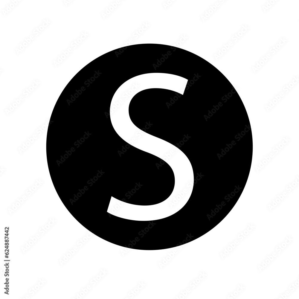 Fototapeta premium Letter S logo icon design template elements