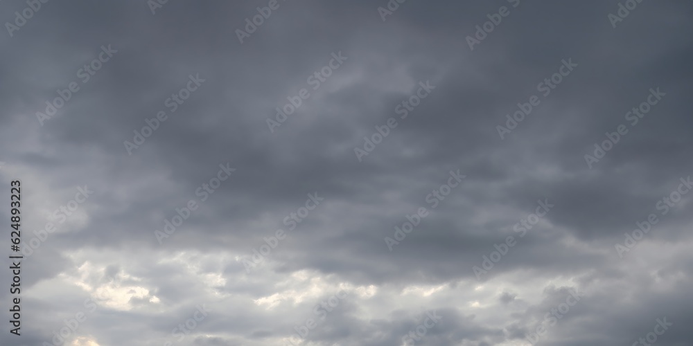 gray sky with dark clouds background
