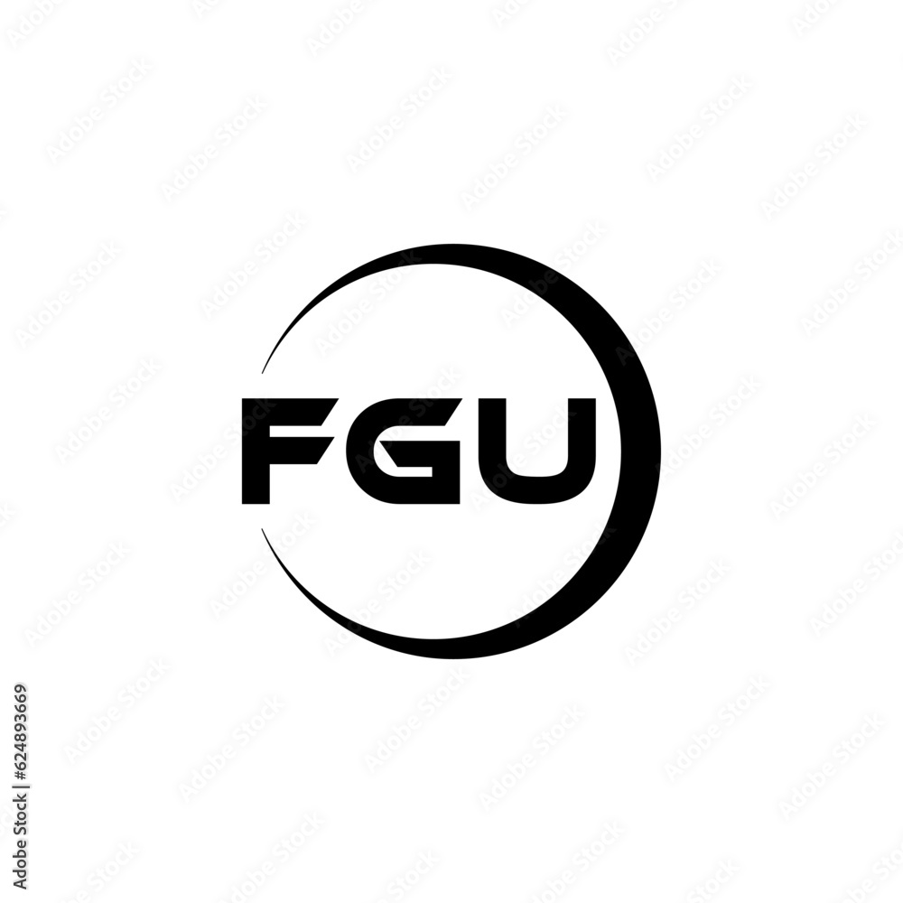 FGU letter logo design with white background in illustrator, cube logo, vector logo, modern alphabet font overlap style. calligraphy designs for logo, Poster, Invitation, etc. FGU letter logo design with white background in illustrator, cube logo, vector logo, modern alphabet font overlap style. calligraphy designs for logo, Poster, Invitation, etc.