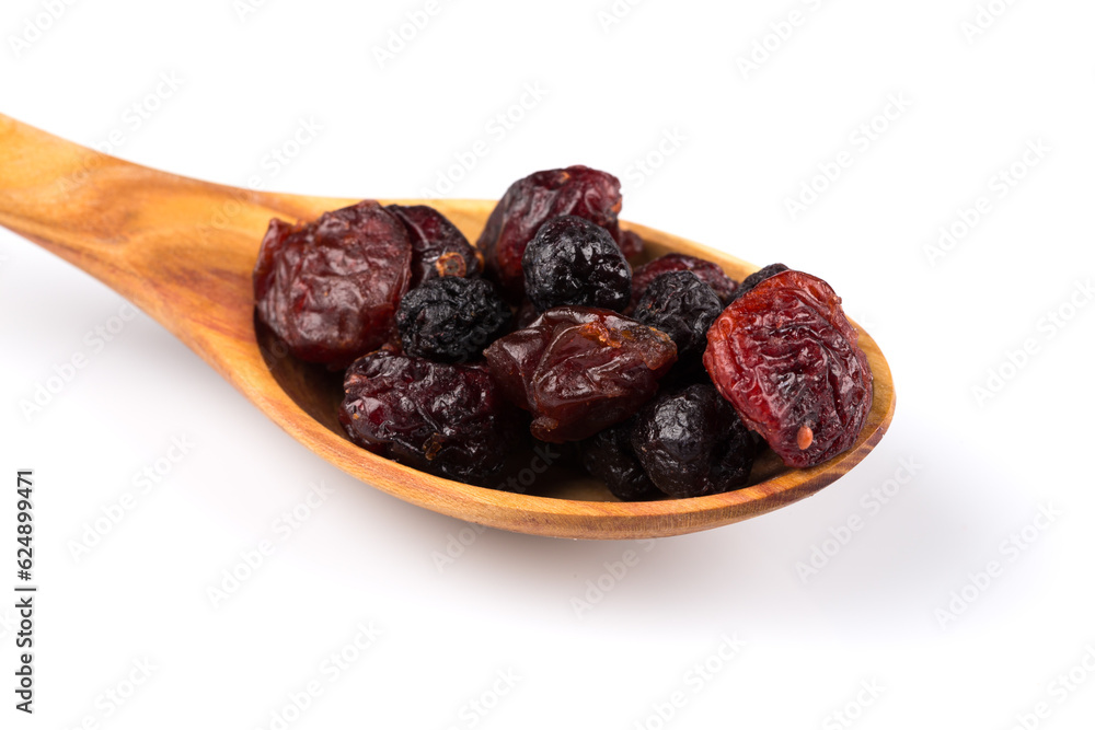 Dried cranberries, cherries and blueberries Dried cranberries, cherries and blueberries