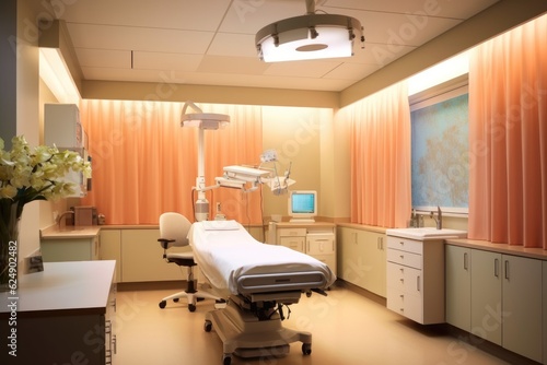 soft lighting in an hsg procedure room, created with generative ai © Alfazet Chronicles